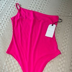Leith Bodysuit S NWT Hot Pink
